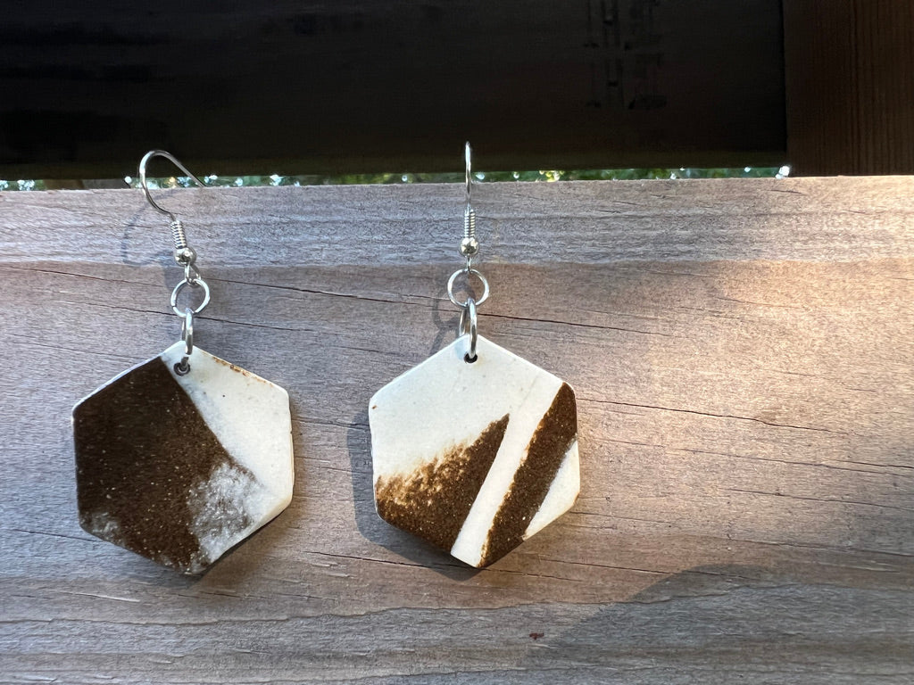 Handmade Ceramic Drop Earrings