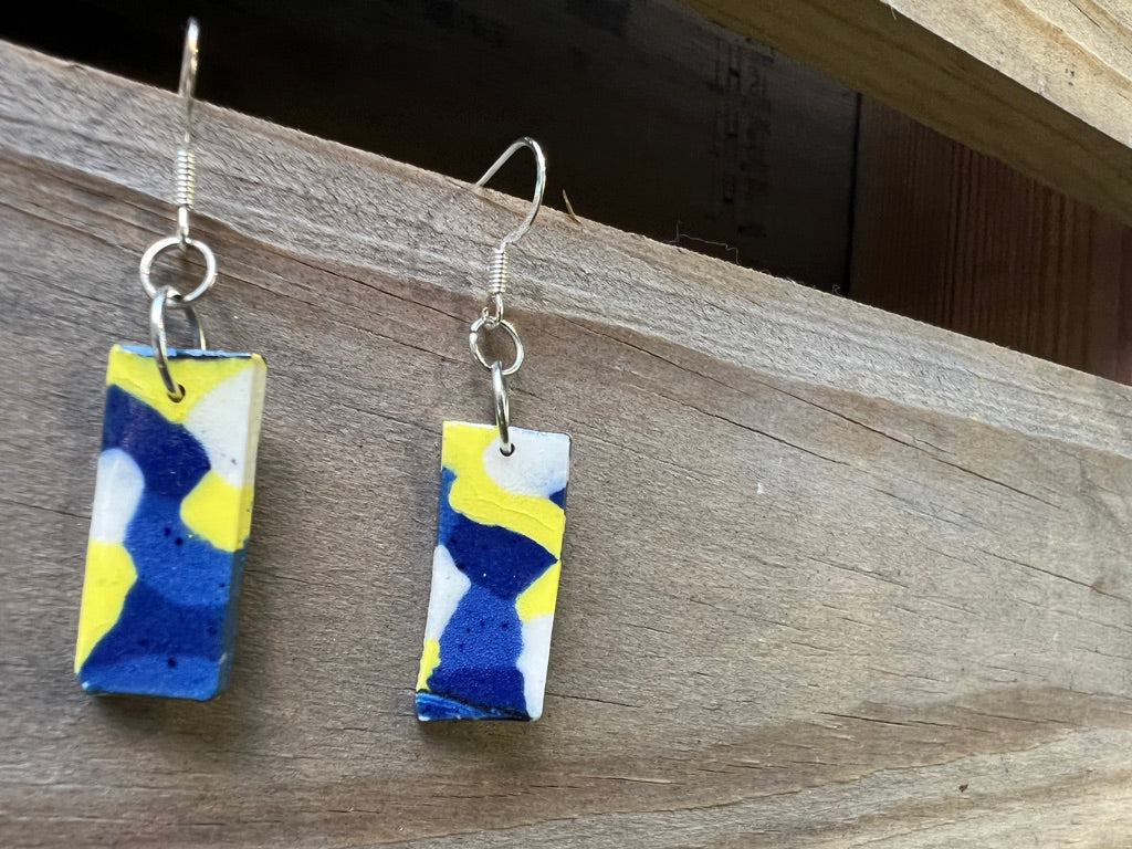 Handmade Ceramic Drop Earring