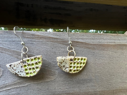 Handmade Ceramic Drop Earring