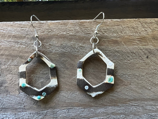 Handmade Ceramic Drop Earring