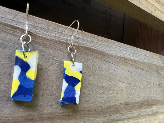 Handmade Ceramic Drop Earring